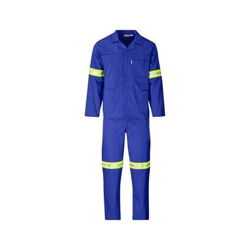 Royal Blue 2-Piece Overall with Reflectors